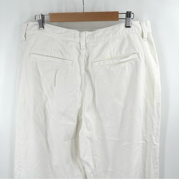 Madewell The Harlow Wide-Leg Jean Airy Denim Edition in white Size 33 - Picture 8 of 10